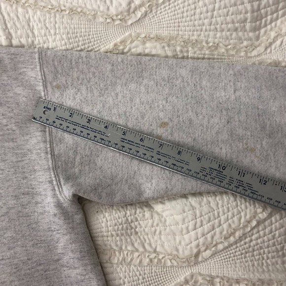 Sz L Vintage Home Team Gray Grey Michigan Pullover Crewneck Sweatshirt Women USA - Picture 15 of 16